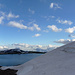 Viel Himmel am Aragats. Rechts eines unserer Studien-Objekte, oben die Steinmänner des Göl Zarad