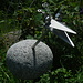 steinig-metallenes Vogelgetier