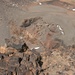 Tiefblick in den Krater