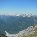 Die östlichen Allgäuer Alpen... noch immer viel Schnee auf dem Daumen
