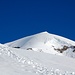 Ein Blick zur Eisnase und zum Alphubel-Gipfel. Die Eisnase wurde heute auch gemacht, auch von Skitourengängern
