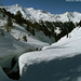 Descente de l'Omen Roso sur l'alpage de Navetta