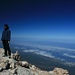 Auf dem Pico del Teide mit Blick nach Westen Richtung La Palma