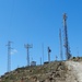 die Antennenanlage auf dem Gipfel