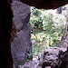 In der kleinen Höhle auf der Stiege