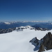 Plateau du Trient, im Hintergrund die Berner Alpen ...