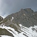Unterwegs zur Kleinen Schafkarspitze; nächstes Teilziel: die Scharte links im Bild.
