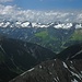 Der Westteil der langen Hornbachkette mit dem leicht erwanderbaren Großen Krottenkopf (links).