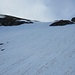 Direkter Abstieg auf dem Altschneefeld