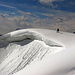 Gipfel Hochalp 1530m. Solch grosse Wechten treffe ich sonst nur in den Hochalpen an. (Sehr) viel Schnee liegt Ende März auf 1500m. 