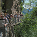 Gut ausgebauter Weg durch die Felsen