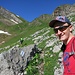 Hier sind auch die weiss-blau-weissen Markierungen erkennbar. Obwohl der Weg auf der neusten Wanderkarte nicht mehr verzeichnet ist.
