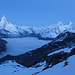 Blick zum Matterhorn bei Tagesanbruch