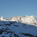 Castor, Pollux, Breithorn und das Klein Matterhorn