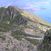 discesa dalla Bocchetta della Valle