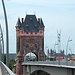 Nibelungenbrücke. Die einzige Strassenbrücke über den Rhein zwischen Mainz und Mannheim.