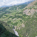 Blick in die Rebberge von Tsampon