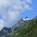 Zwei der heutigen Gipfelziele vom Tal aus gesehen.