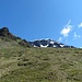 Pizzo del Corvo, 3015 metri. La cresta assomiglia vagamente al Biancograt del Bernina.