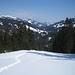 Blick zurück auf unsere Spur und ins Ostertal 