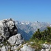 Blick vom Gipfel ins Karwendel hinein
