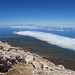 Blick über die NW-"Ecke" Teneriffas, über die Wolkendecke an der Nordküste nach La Palma
