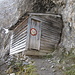 Schutzhütte kurz vor dem Gamsanger, für Radler Zutritt verboten.