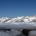 Ein Seitenblick auf Bietsch- und Aletschhorn kurz vor dem Gipfel