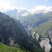 Der wilde Talabschluss von Zanai