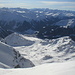 Skigebiet Madrisa mit Klosters im Tal
