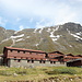 Spiterstulen - Die "Turisthytte" im Visdalen auf ca. 1.100 m ist unsere Unterkunft für drei Nächte und Ausgangspunkt für die Touren auf Galdhøppigen und Glittertind. Foto vom 16.06.2013.