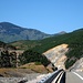Kalimash mountain, as seen from the highway to Kosovo