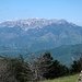 Munelle mountain, seen while hiking Kalimash. Munelle is also covered on hiker