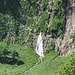 Dieser Wasserfall bei der Thurwis entspringt direkt dem Felsen.