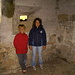 Alessio e Azzurra in un vecchio bunker
