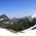 Ein perfekter Tag in Pfunderer Bergen,Grabspitze(3059m)-links,Hochfernerspitze(3470m) und Hochfeiler(3510m)-rechts.