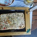 ... und die originelle lokale Pizza-Variation im Restaurant Archipenque Mirador oberhalb des Dorfes