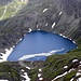 Unglaublichen Farben des Wilder See,oder Lago Selvaggio, in den Pfunderer Bergen.