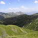 In Abstieg zur Labisebenalm,ins wunderschönen Seebach Tal,Gaisjochspitz,2641m-mitte im Hintergrund.