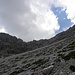 Steiler Aufstieg zur Gamsscharte,2440m.