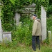 Die Kippah, die jüdischen Kopfbedeckung im Friedhof ist Gebot
