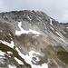 Einziges Foto von meiner Kletterstellle. Im linken Teil des Bildes, dort wo der Schnee in den Weg hineinkommt. Die Schneestelle sieht hier viel harmloser aus!