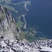 Tiefblick runter zur Alp Rüteli