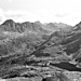 Panorama dal Pizzo delle Orobie: Pizzo del Becco, Monte Cabianca e parte del Pizzo Farno