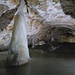 in der Eishöhle; beeindruckende Stalagmiten