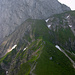 Der Abstieg vom Stockhorn in die Baachegg im Rückblick