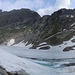il Lago Barone ancora completamente gelato a metà luglio