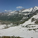 Blick hinab zur Binntalhütte (2267 m)