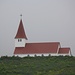 Die Kirche von Vík í Mýrdal.