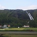 Skaftárhreppur, ein Weiler der Gemeinde Kirkjubæjarklaustur in Südostisland. Der Ort wirk besonders malerisch wegen dem Wasserall Systrafoss.